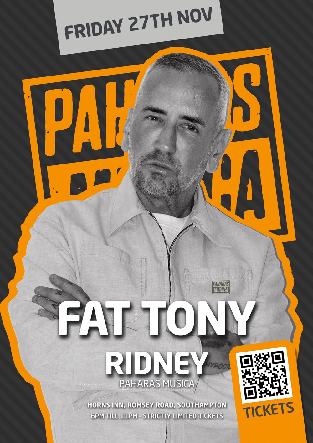 1 x Fat Tony Ticket [ADULT] (EARLY BIRD)